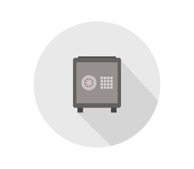 Safe icon illustrated in vector on white background