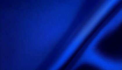 Navy blue silk satin. Dark elegant luxury abstract background with space for design. Shiny smooth fabric. Soft folds. Drapery. Color gradient. Lines. Wavy pattern. Christmas, birthday, romance
