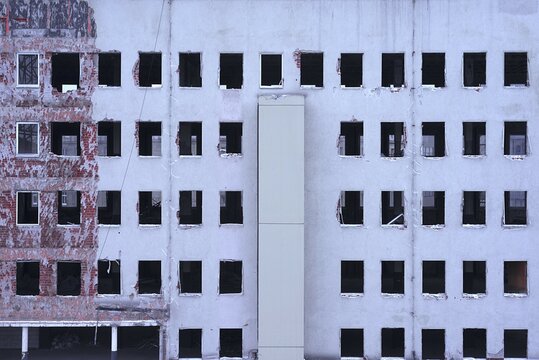 Demolition of the administrative building of the former main post office, Nuremberg, Middle Franconia, Bavaria, Germany, Europe