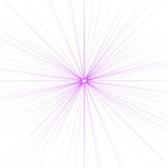 Obraz premium Digitally rendered Light effect rays flash radiance of star or sun white glow shine explosion