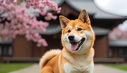 akita inu outdoors