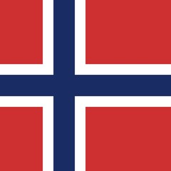 Obraz premium Official national flag of Svalbard and Jan Mayen