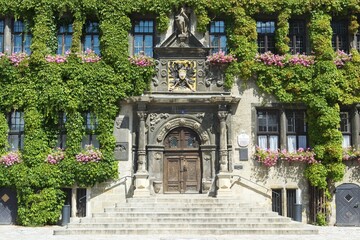 City Hall, UNESCO World Heritage Site, Quedlinburg, Harz, Saxony-Anhalt, Germany, Europe