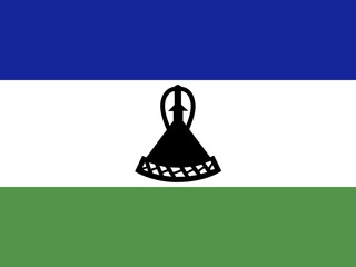 Official national flag of Lesotho