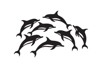 Majestic Dolphin Silhouette Mega Bundle
