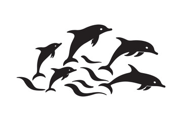 Majestic Dolphin Silhouette Mega Bundle
