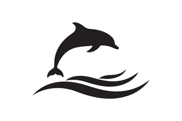 Obraz premium Majestic Dolphin Silhouette Mega Bundle 