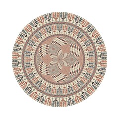 Circular pattern in traditional Palestinian style, vector design element