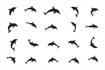 Majestic Dolphin Silhouette Mega
