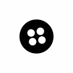 dress button icon vector sign