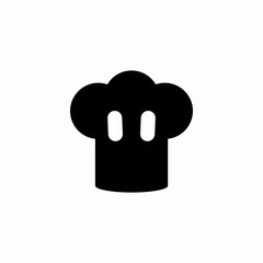 Chef hat cooking food icon vector sign