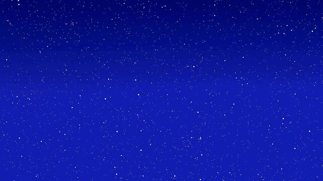 Stars particals motion background blue screen chroma key.