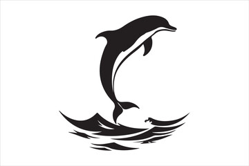 Majestic Dolphin Silhouette Mega
