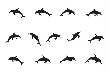 Majestic Dolphin Silhouette Mega
