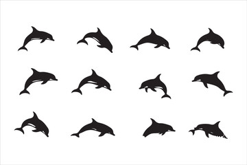 Majestic Dolphin Silhouette Mega
