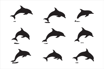 Majestic Dolphin Silhouette Mega
