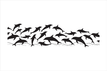 Majestic Dolphin Silhouette Mega
