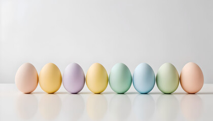 eggs on white background 