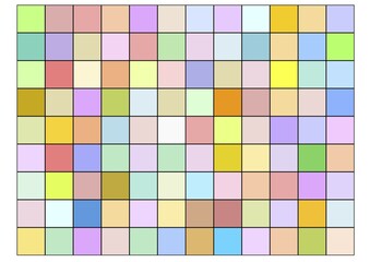 Bunter Quilt digital, Illustration