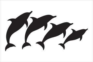 Majestic Dolphin Silhouette Mega
