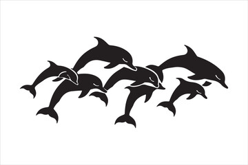 Majestic Dolphin Silhouette Mega
