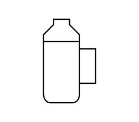 Thermos icon illustrated in vector on white background