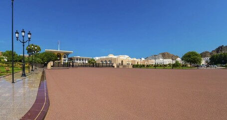 Al Alam Sultan Palace of the Sultan Qaboos, old Muscat, Oman, Asia © Martin Moxter/imageBROKER