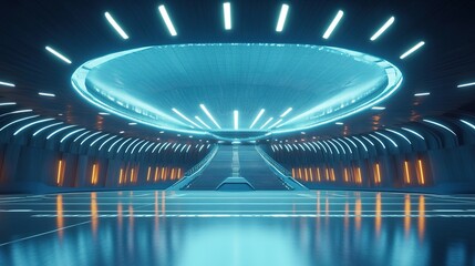 large modern football stadium. modern arena background