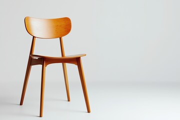A chair on a perfectly white background