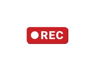 Icon of a red record button labeled REC for recording media