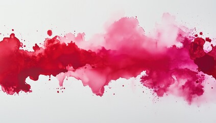 Dynamic Abstract Splash of Red Paint Art Studio Digital Artwork Creative Environment Close-up View Visual Inspiration