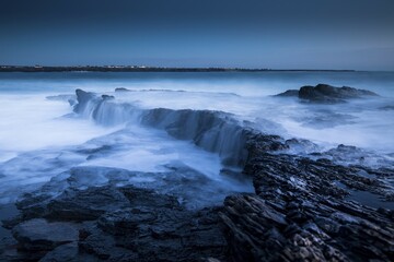 Flood at Spanish Point, near Miltown Malbay, County Clare, Ireland, Europe