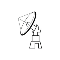 Icon illustration for Satellite Dish