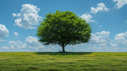 Fototapeta premium lonely tree on a field