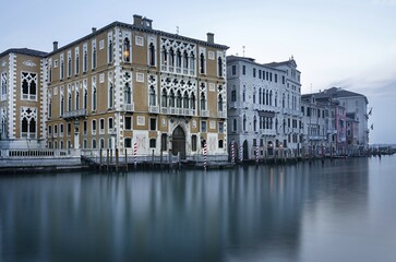 Historical house on the Canal Grande, Venice, Italy, Europe