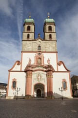 Obraz premium Fridolinsmünster minster, Bad Säckingen Hochrhein, Baden-Württemberg, Germany, Europe