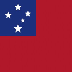 Official national flag of Samoa