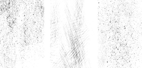  Distress overlay vector Overlay textures set stamp with grunge effect. Old damage Dirty grainy and scratches. Set of different distressed black grain texture 