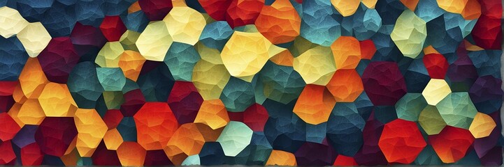 AI generated illustration of abstract art in vibrant colors