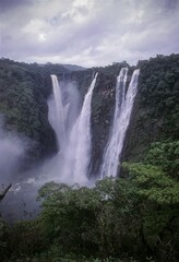 Jog falls, karnataka highest waterfall in india (292 meter), India, Asia