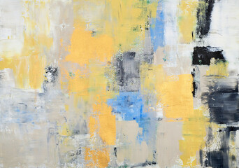 Abstract artistic background, creative design, modern texture effect, fine art wall decor, mural art, printing material, oil painting elements, large strokes, artistic pattern, contemporary artwork