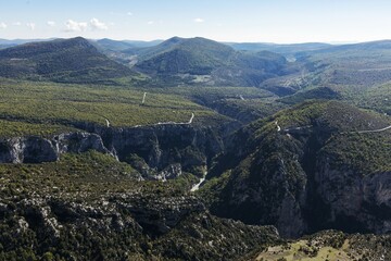 Naklejka premium Gorges du Verdon, La Palud-sur-Verdon, Provence-Alpes-Côte d'Azur, France, Europe