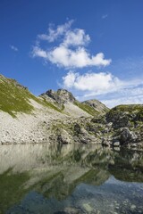 Koblatsee, Allgäu Alps, Allgäu, Bavaria, Germany, Europe