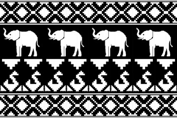 elephants pattern, mandala
Beautiful Thailand,thai pattern,seamless,Traditional,ethnic,fabric pattern for textiles,rugs, wallpaper,clothing, sarong,batik,wrap,embroidery,print,background,cover, illust