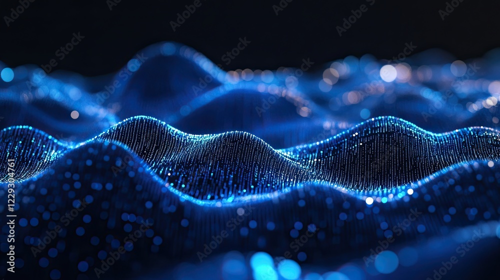 Poster data tech background. big data visuals. data flow. info code. matrix-style backdrop. 4k render