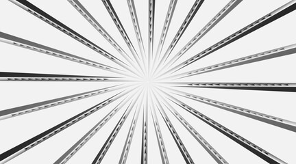 Obraz premium One point shining abstract minimal new background design | Line, arrow background with one point direction with shadow for pattern,floral, banner, web, corporate, decorative use with black color