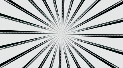 Obraz premium One point shining abstract minimal new background design | Line background with one point direction with shadow for pattern,floral, banner, web, corporate, decorative use with smoky black color