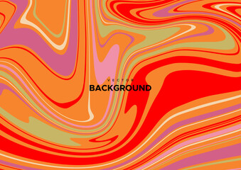 Abstract colorful marble background. Vector grunge illustration. Wavy pattern. Liquid texture for cover design