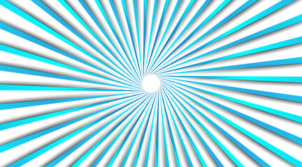 One point shining abstract minimal new background design | Line background with one point direction with shadow for pattern,floral, banner, web, corporate, decorative use with cyan, blue color