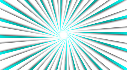 One point shining abstract minimal new background design | Line background with one point direction with shadow for floral, banner, web, corporate, texture,decorative use with teal color